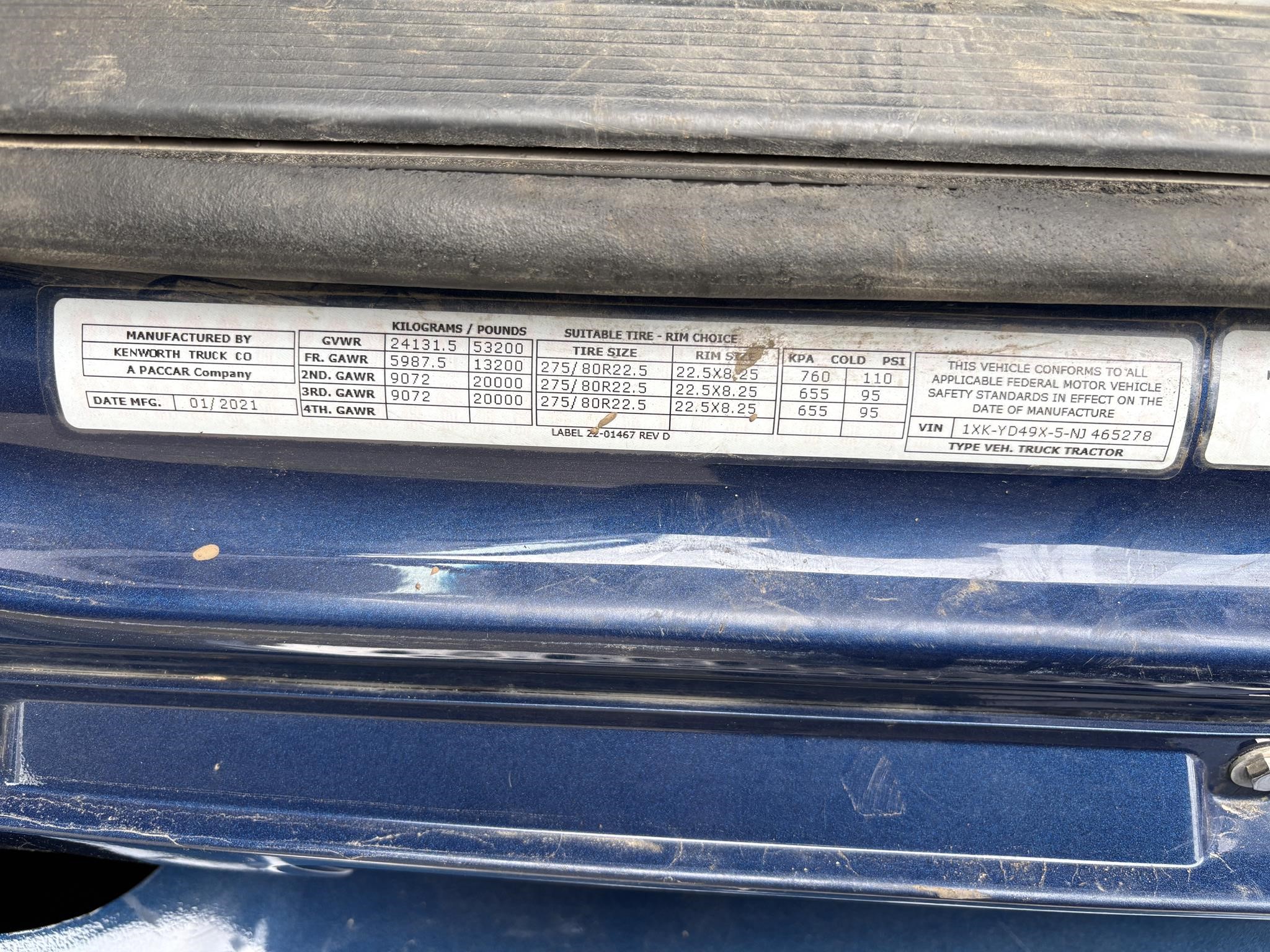 2022 KENWORTH T680 11027229443 2022 KENWORTH T680 11027229443