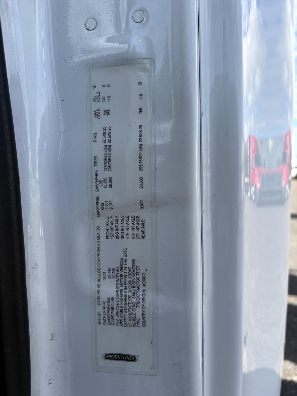 2022 FREIGHTLINER CASCADIA 126 11027230243 2022 FREIGHTLINER CASCADIA 126 11027230243