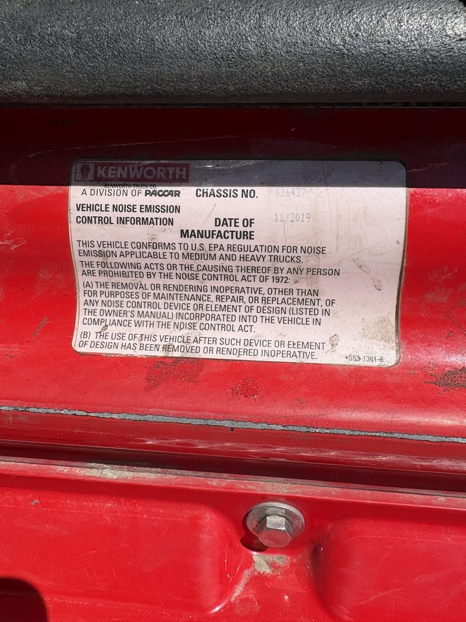 2020 KENWORTH T680 11038413644 2020 KENWORTH T680 11038413644