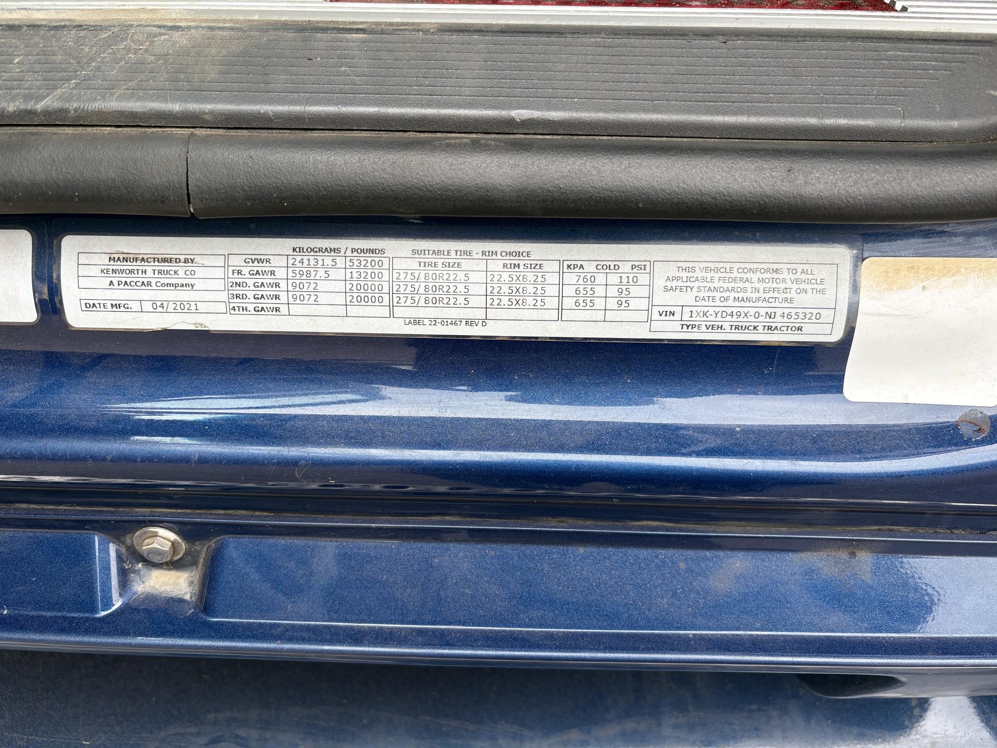 2022 KENWORTH T680 11040984008 2022 KENWORTH T680 11040984008